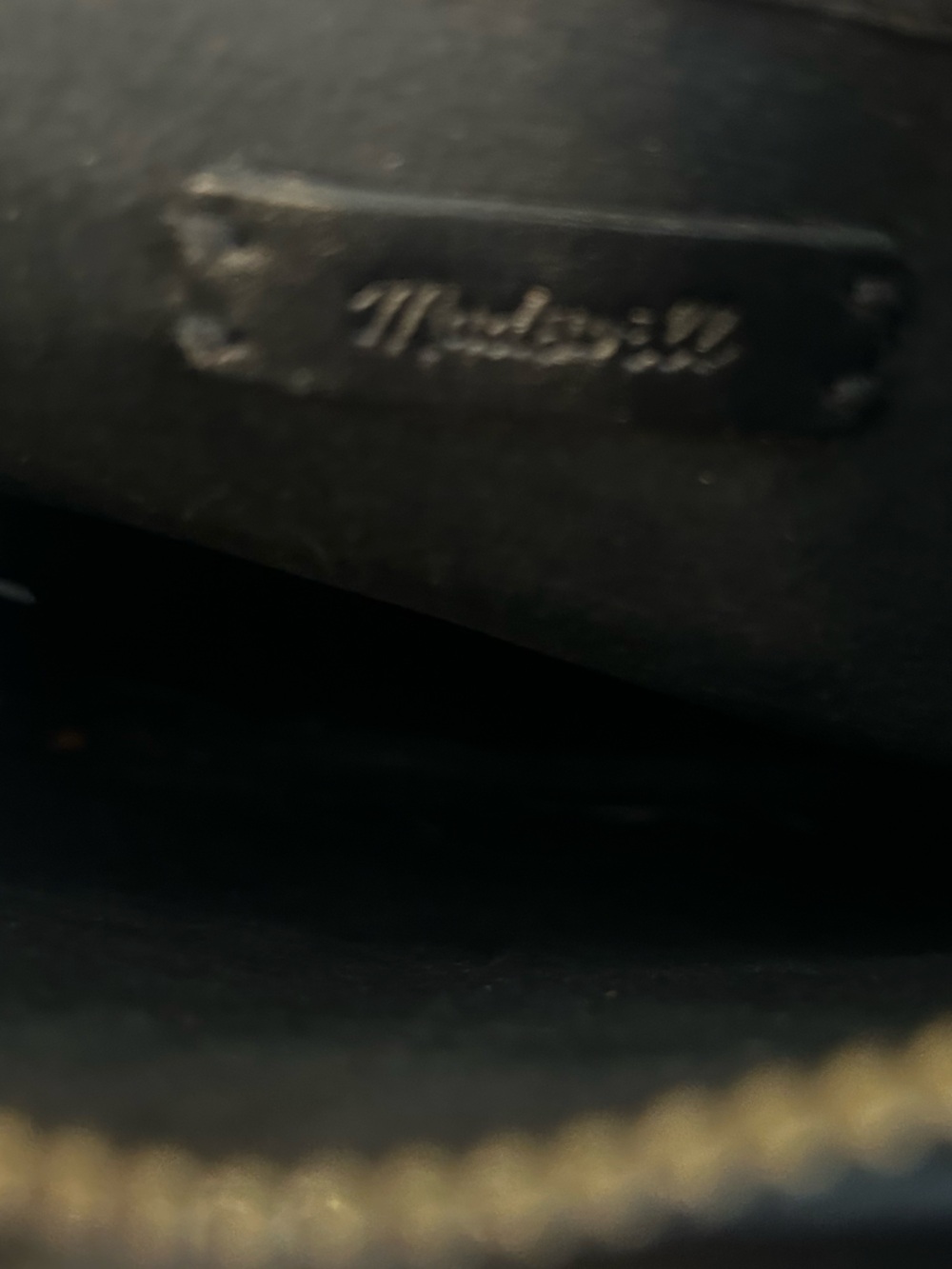 Madewell The Knotted Crossbody Bag Black Leather - Picture 2 of 9